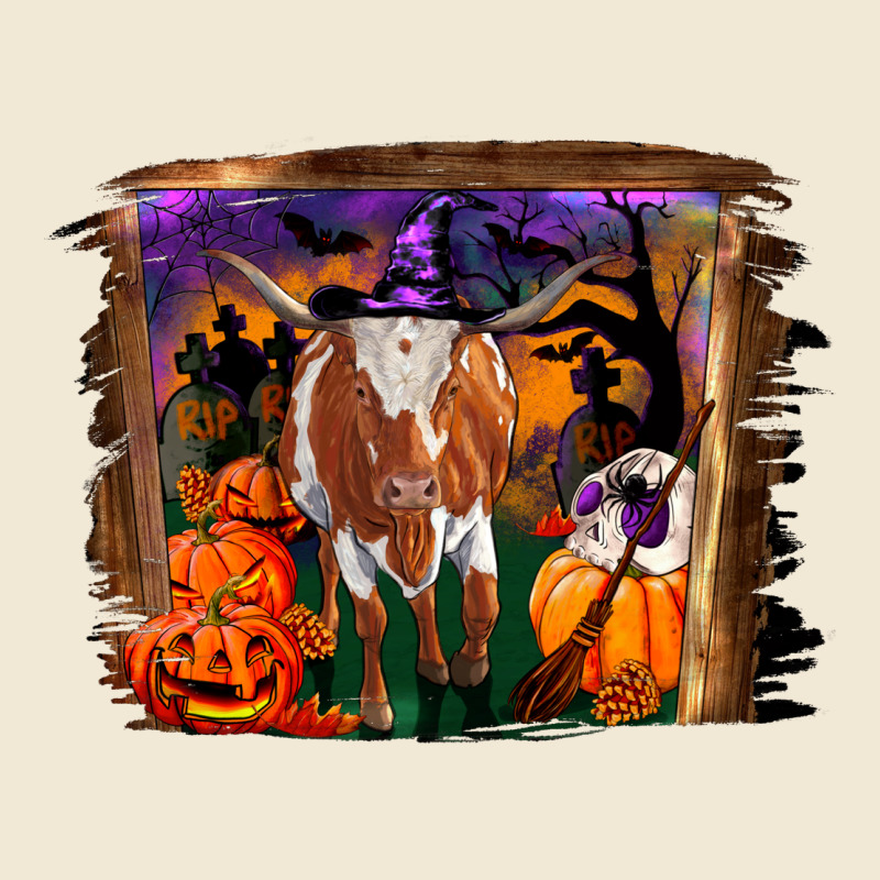 Longhorn Cow Halloween Premium Tee by RanaPortraitStore | Teevron