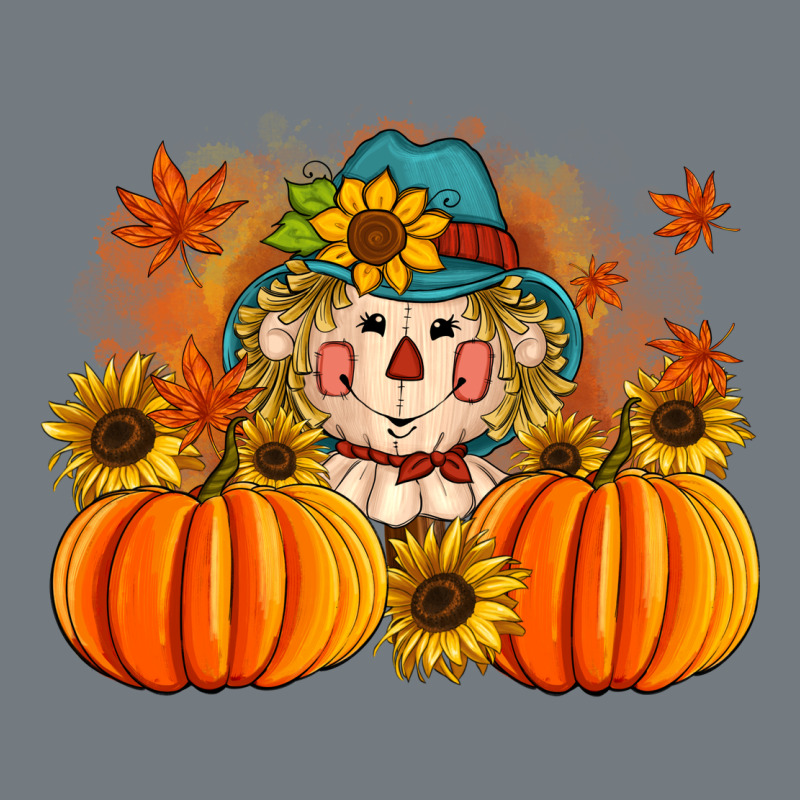 Fall Scarecrow With Pumpkins Heavyweight Sweatshirt by Artiststas | Teevron
