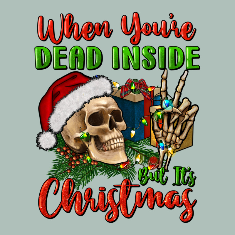When You’re Dead Inside But It's Christmas Heavyweight Hoodie by BundleAndBundleShop | Teevron