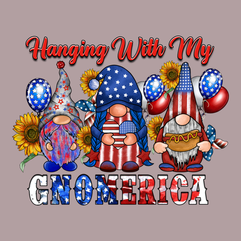 Hangin With My Gnomerica Vintage Hoodie by RacoonDesign | Teevron