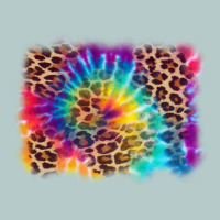 Leopard Tie Dye Background Heavy Core Tee | Teevron