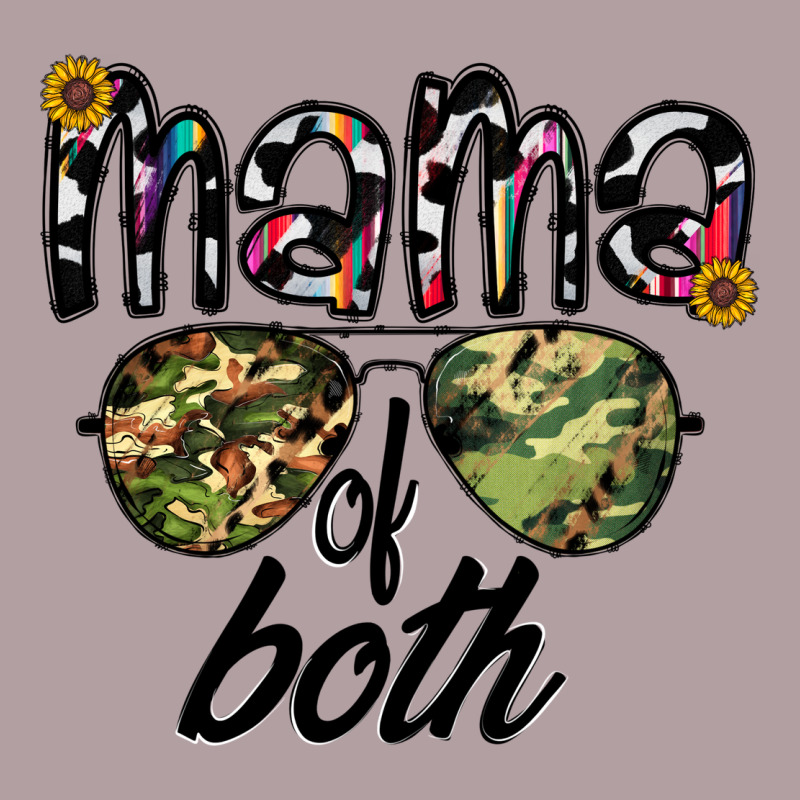 Mama Of Both Vintage Hoodie by CowhideDigitalArt | Teevron