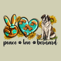 Peace Love St. Bernard Heavy Core Tee | Teevron