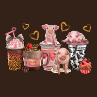 Pigs Coffee Cups Heavy Core Tee | Teevron