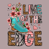 Live On The Edge Ice Skating Vintage Hoodie | Teevron