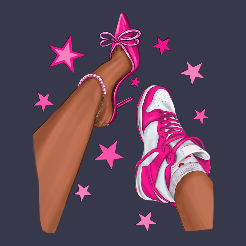 Afro Sneakers And Heels Long Sleeve Tee by NancyCooperArtShop | Teevron