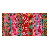Love brushstrokes xoxo leopard and turquoise | Teevron