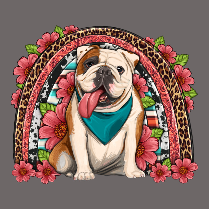 English Bulldog Floral Rainbow Classic Tee by Artiststas | Teevron