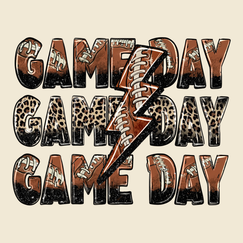 Game Day Game Day Football Lightning Bolt Premium Tee by Zillion Design Studio | Teevron