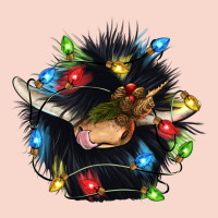 Christmas Black Angus Gnome Urban Hoodie | Teevron