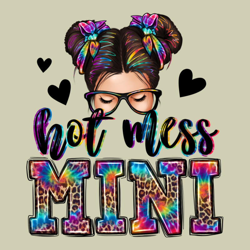 Mess Mini Messy Bun Heavy Core Tee by Zillion Design Studio | Teevron
