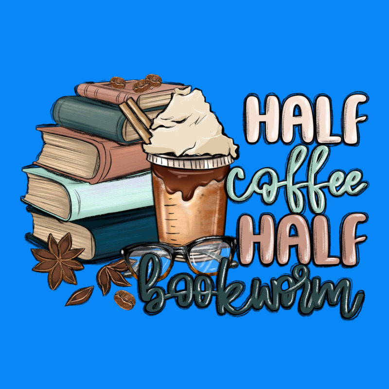 Half Coffee Half Bookworm Zipper Hoodie by MaliasSmallBusiness | Teevron