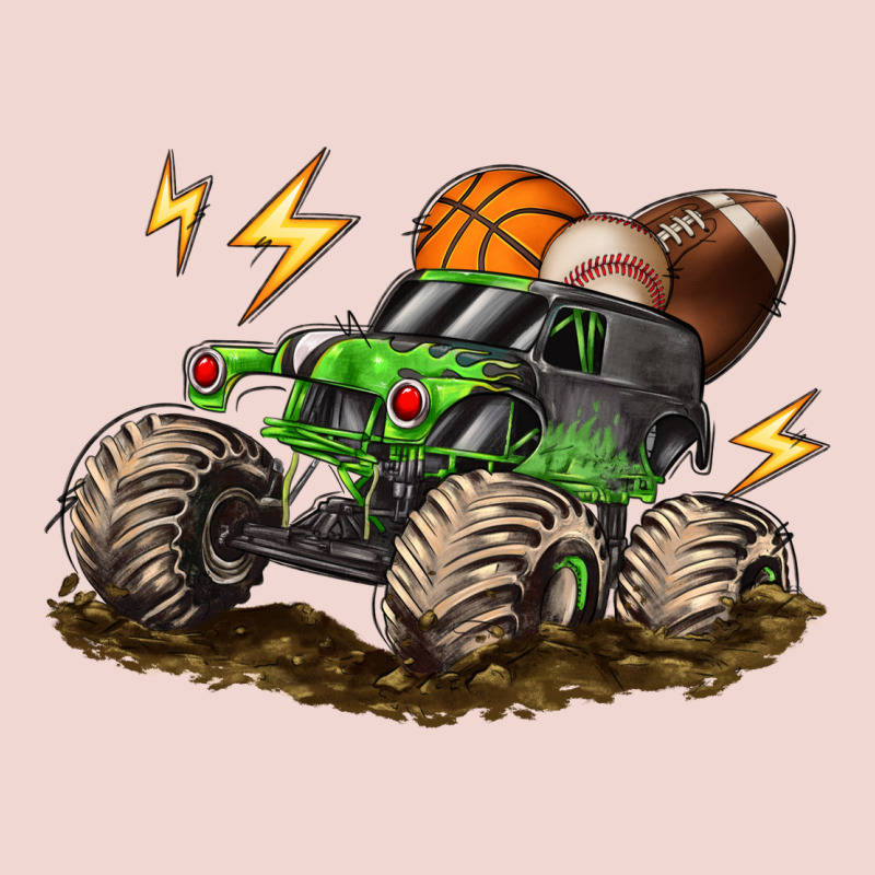 Monster Truck Sports Premium Sweatshirt by LillyAllenDesigns | Teevron