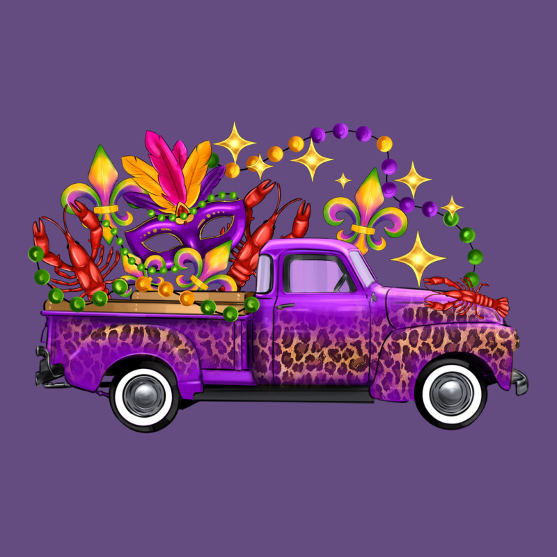 Mardi Gras Truck Vintage Hoodie by FaDigitalArtStudio | Teevron