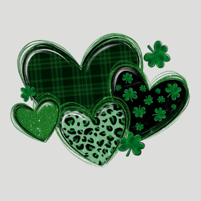 Leopard Hearts St Patricks Day Zipper Hoodie by MaliasSmallBusiness | Teevron