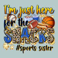 Im Just Here For The Snacks Sports Sister Heavy Core Tee | Teevron