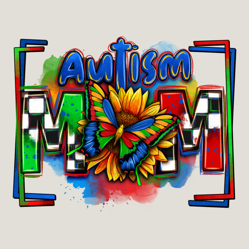 Autism Mom Checkered Flag Heavy Core Tee by Zillion Design Studio | Teevron