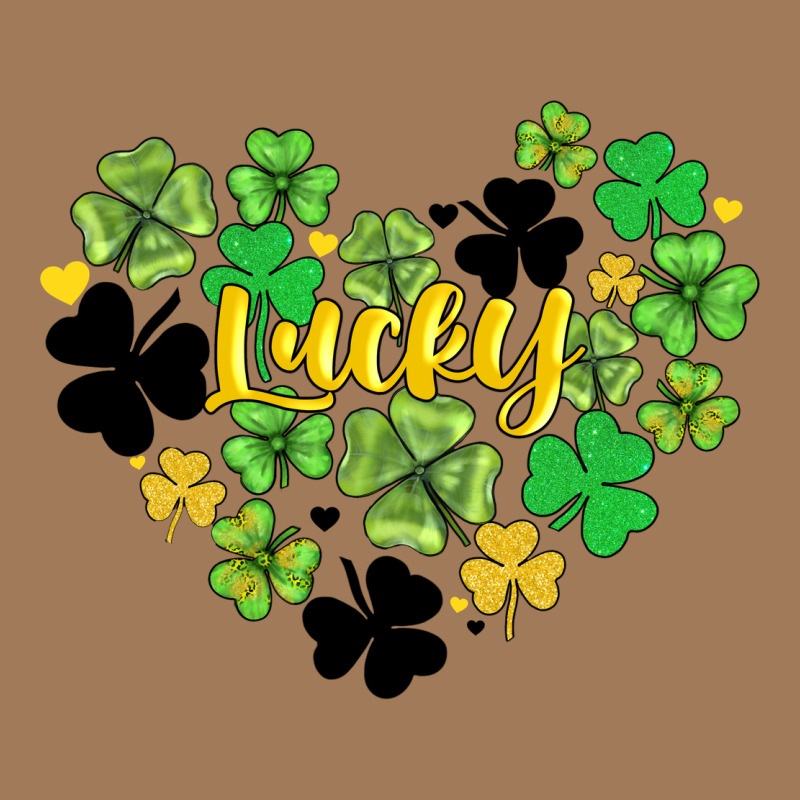 Lucky Heart Shaped Clover Classic Tee by AdoDesignShop | Teevron