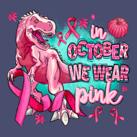 Dinosaur  In October We Wear Pink Vintage Tee | Teevron