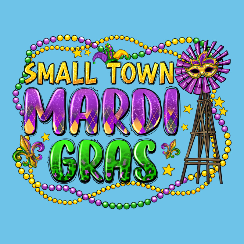 Small Town Mardi Gras Premium Sweatshirt by LillyAllenDesigns | Teevron