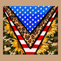 American Sunflower And Camouflage Vintage Tee | Teevron