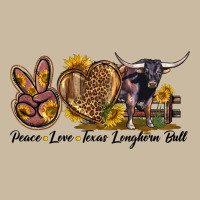 Peace Love Texas Longhorn Bull Long Sleeve Tee | Teevron