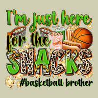 Im Just Here For The Snacks Basketball Brother Heavy Core Tee | Teevron
