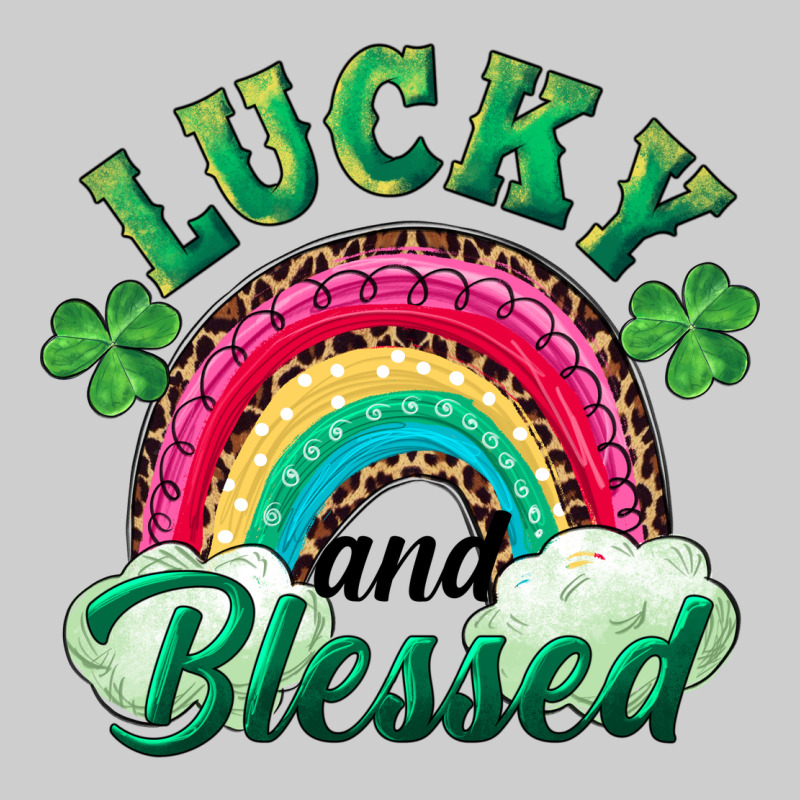 Lucky And Blessed Rainbow Premium Tee by RanaPortraitStore | Teevron