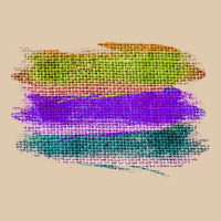Green Purple Cyan Colored Triple Brush Strokes Heavyweight Sweatshirt | Teevron