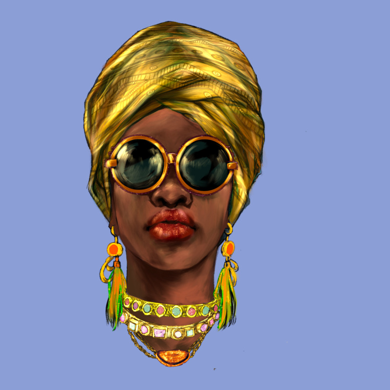 African Woman Long Sleeve Tee by NancyCooperArtShop | Teevron