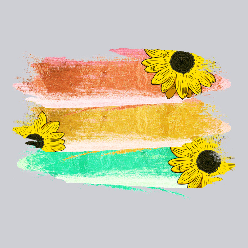 Colored Triple Sunflower Brush Strokes Heavyweight Sweatshirt by Bettercallsaul | Teevron
