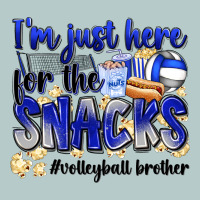 Im Just Here For The Snacks Volleyball Brother Heavy Core Tee | Teevron