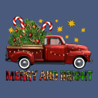 Merry And Bright Christmas Trees Truck Vintage Hoodie | Teevron