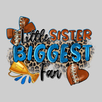 Little Sister Biggest Fan Football Premium Tee | Teevron