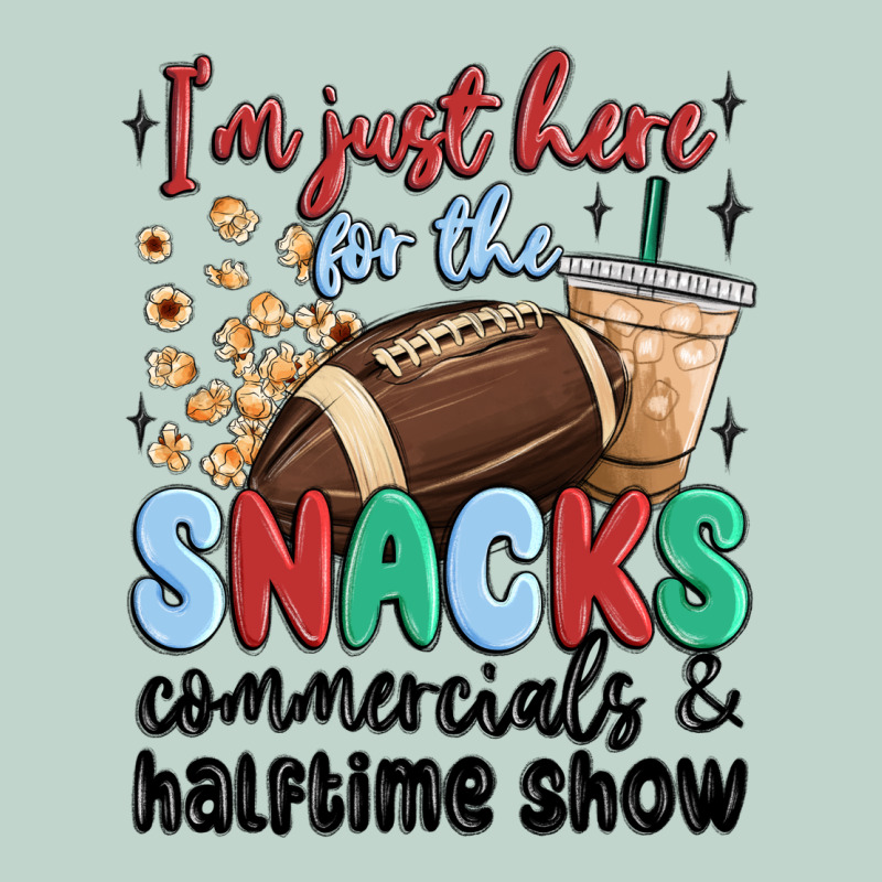Im Just Here For The Snacks Commercials And  Halftime Show Zipper Hoodie by MaliasSmallBusiness | Teevron