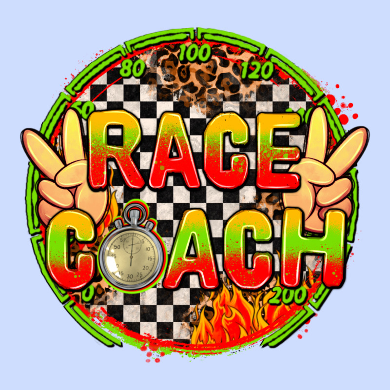 Race Coach With Leopard And Peace Hand Urban Heavy Tee by AdoDesignShop | Teevron