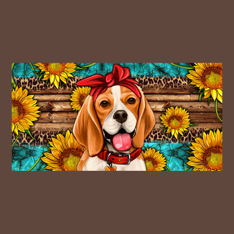 Beagle With Sunflowers License Plate Classic Tee by Artiststas | Teevron