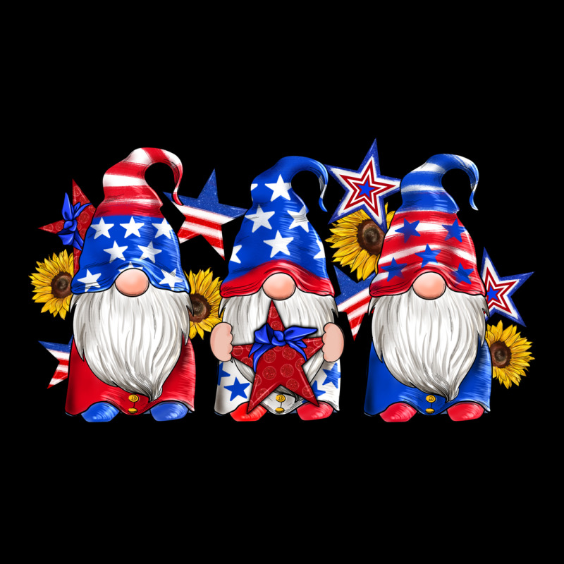 American Flag Gnomes Sunflowers Star Heavy Core Tee by Artiststas | Teevron