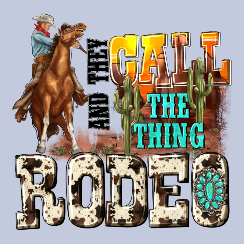 And They Call The Thing Rodeo Long Sleeve Tee by NancyCooperArtShop | Teevron