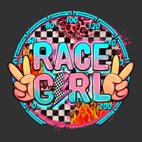 Race Girl With Leopard And Peace Hand Urban Heavy Tee | Teevron