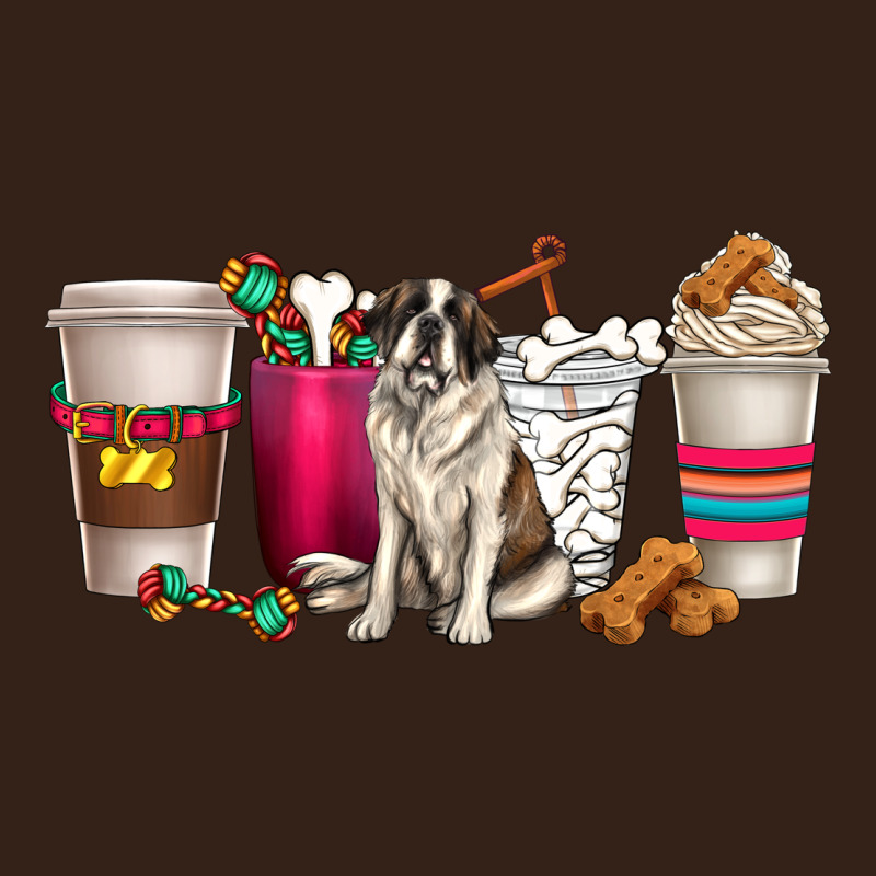 St. Bernard Dog Coffee Cups Heavy Core Tee by texasbilliewilder | Teevron