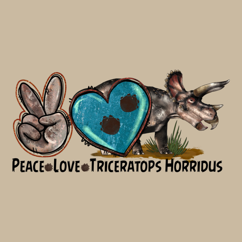 Peace Love Triceratops Horridus Long Sleeve Tee by LillyAllenDesigns | Teevron