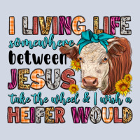 I Living Life Somewhere Between Jesus Take The Whe Premium Sweatshirt | Teevron