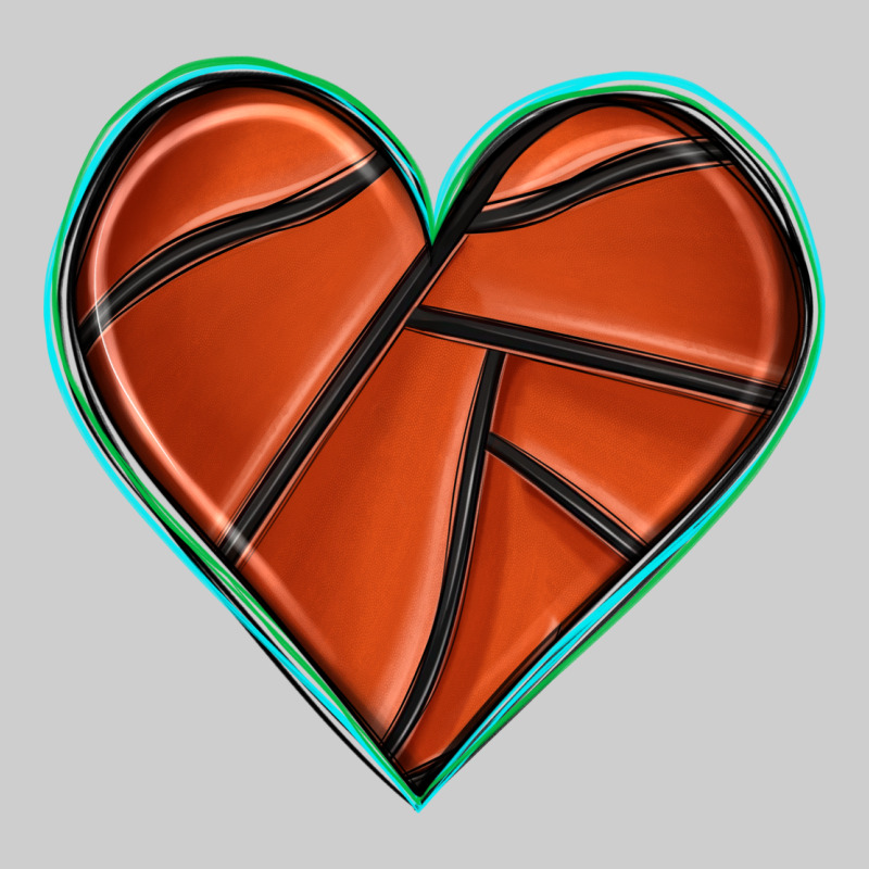 Basketball Heart Premium Tee by texasbilliewilder | Teevron