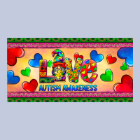 Love Autism Awareness License Plate Template Long Sleeve Tee | Teevron