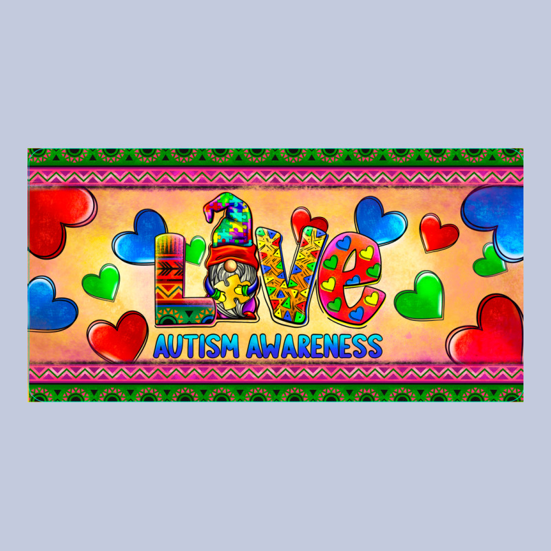 Love Autism Awareness License Plate Template Long Sleeve Tee by BarkalooDesign | Teevron