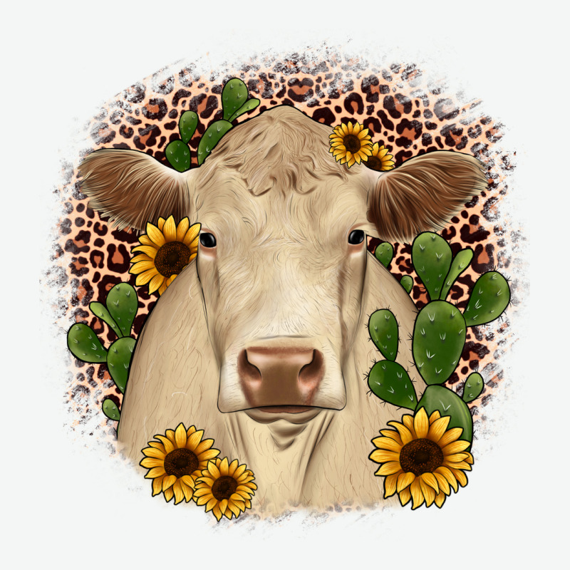 Charolais Leopard Cactus Sunflower Urban Heavy Tee by JahusDesignShop | Teevron