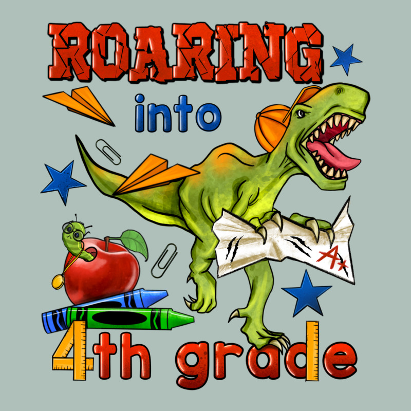 Roaring Into 4th Grade Heavyweight Hoodie by BundleAndBundleShop | Teevron
