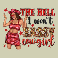 The Hell I Wont Sassy Cowgirl Heavy Core Tee | Teevron