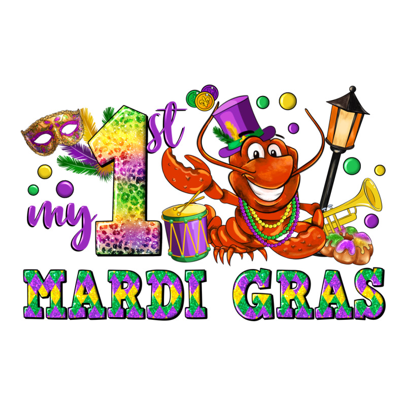 My First Mardi Gras Premium Sweatshirt by LillyAllenDesigns | Teevron